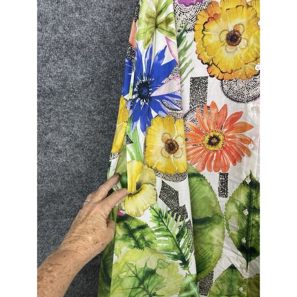 Craig Taylor Sun Dress Caroline Bright Floral Print Sleeveless Women's Small - Picture 16 of 16